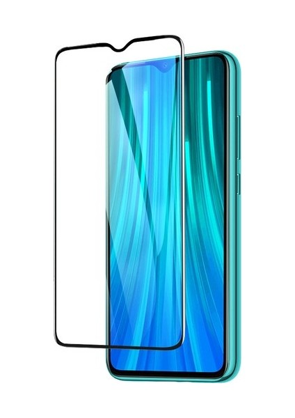 Xiaomi Redmi Note 7 Tam Kaplayan 9H Fiber Nano Ekran Koruyucu Siyah