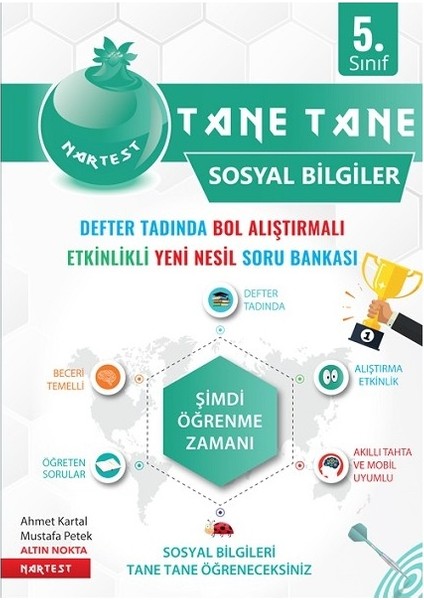 5. Sınıf Yeşil Defter Tadında Tane Tane Sosyal Bilgiler