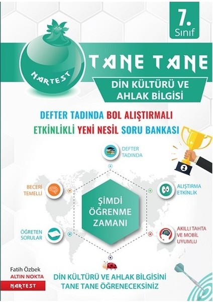 Nartest Yayınevi 7. Sınıf Yeşil Defter Tadında Tane Tane Din Kültürü Ve Ahlak Bilgisi