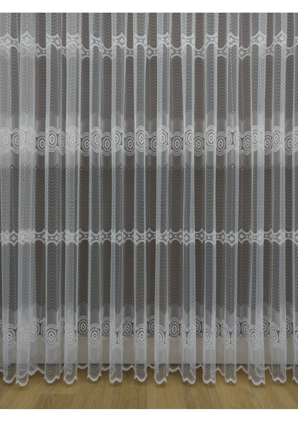 Brode Işlemeli Tül Perde 150 x 250 Normal Pile 1/2.5