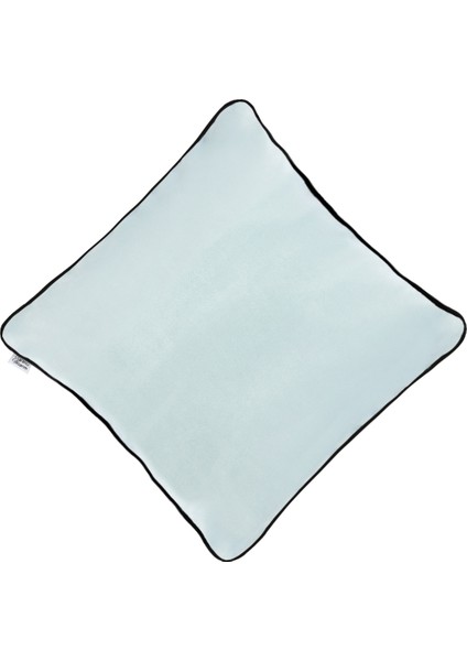 Biyeli Kırlent Yastık Kılıfı Su Yeşili 44x44