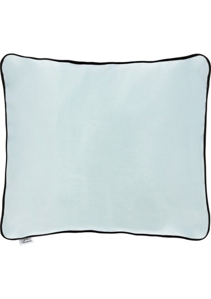 Biyeli Kırlent Yastık Kılıfı Su Yeşili 44x44 fiyatları