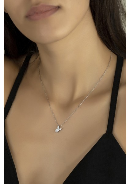 925 Ayar Gümüş Playboy Kolye