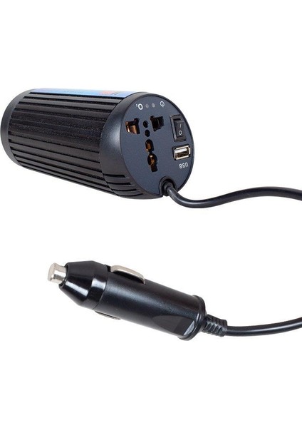 150 W DC12V AC220V Çakmak Kablolu Inverter