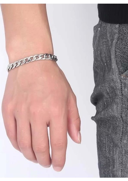 Gemici Model Çelik Erkek Bileklik 8 mm fiyatları