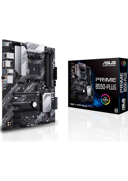 Prıme B550-Plus Amd B550 Am4 DDR4 4400 Dp Hdmı Çift M2 Usb3.2 Argb Atx (Prıme B550-Plus) Anakart