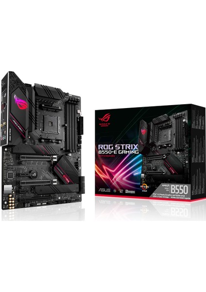 ROG Strix B550-E Gaming Amd B550 DDR4 5100 MHz (OC) Am4 AX Wifi + Bt Atx Anakart