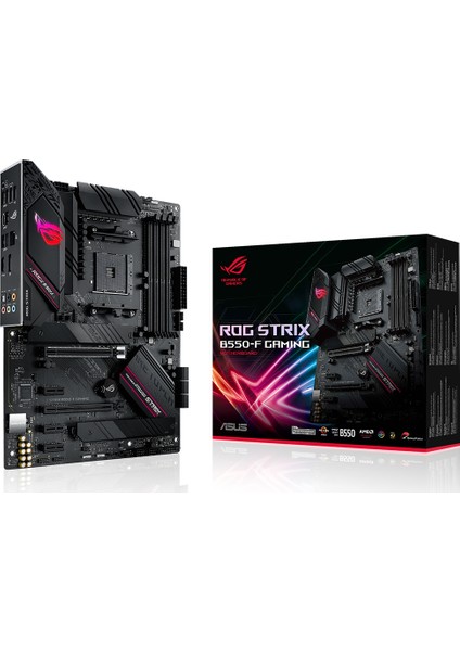 Rog Strıx B550-F Gamıng Amd B550 Am4 DDR4 4400 Dp Hdmı Çift M2 Usb3.2 Argb 2.5Gbit Lan Atx (Rog Strıx B550-F Gamıng) Anakart