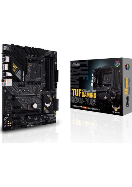 Tuf Gamıng B550-Plus Amd B550 Am4 DDR4 4400 Dp Hdmı Çift M2 Usb3.2 Argb 2.5Gbit Lan Atx (Tuf Gamıng B550-Plus) Anakart