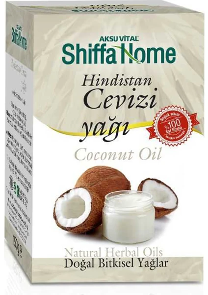 Shiffa Home Sepetse Hindistan Cevizi Yağı 150GR %100 Sızma Soğuk Sıkım