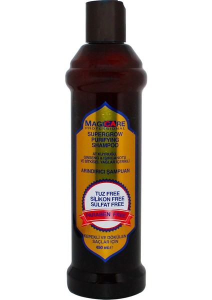 Supergrow Purifying Kepekli ve Dökülen Saçlar Şampuan 450 ml