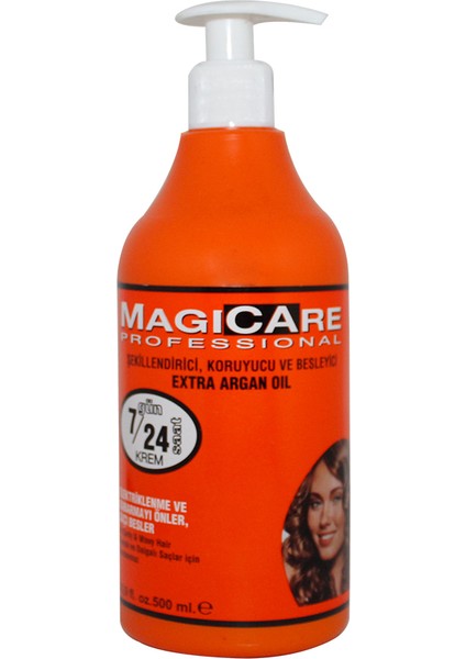 7/24 Şekillendirici Koruyucu ve Besleyici Dalgalı Saçlar Saç Kremi 500 ml