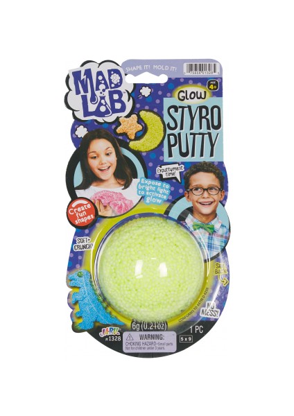 Styro Putty Glow In Dark