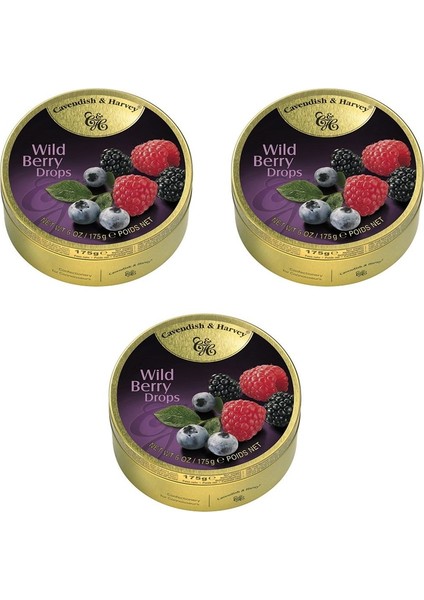 Wild Berry Drops Atıştırmalık 3'lü 175 gr