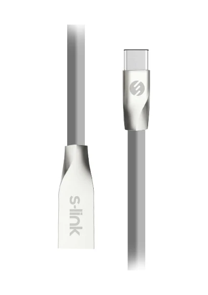 S-link Swapp SW-C705 2A 1 mt Siyah Type-C Data + Şarj Kablosu