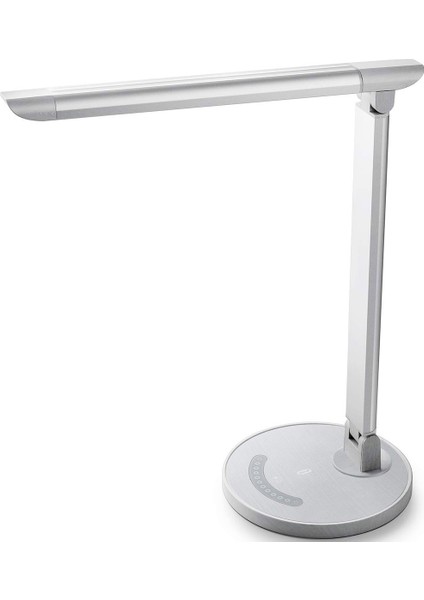 TT-DL13 USB Şarj Portlu 12W LED Masa Lambası Philips EnabLED Programı Üyesi Beyaz (5 Renk, 7 Kısıklık Dokunmatik Ayarlı)