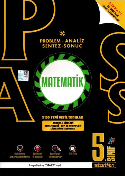 Pass 5. Sınıf Fen Bilimleri Yeni Nesil Soru Bankası