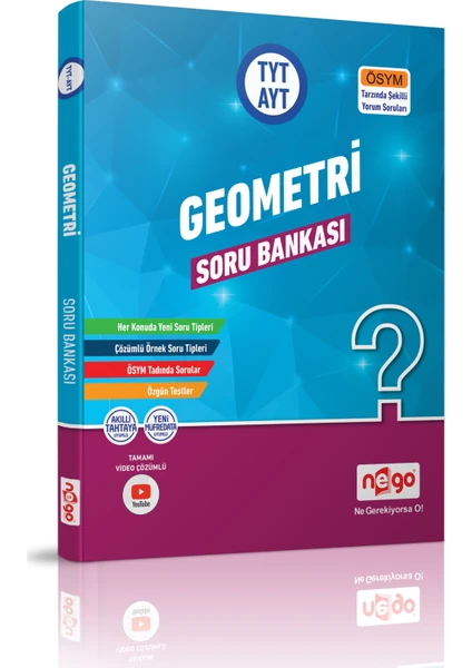 Nego Yayınları Geometri TYT AYT Soru Bankası