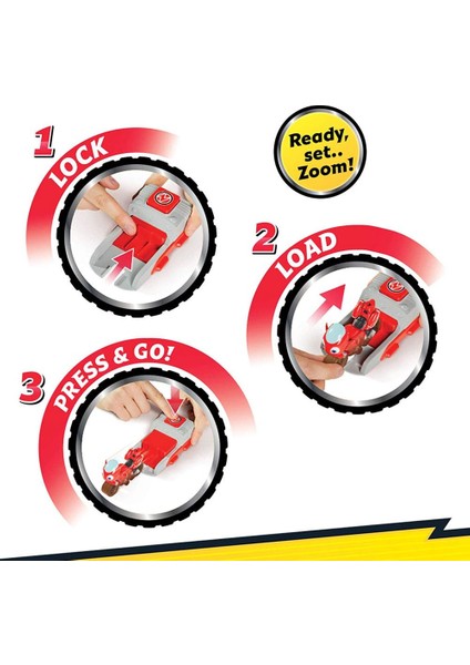 Ricky Zoom Bas Fırlat Set-Go Ricky TRZ20039