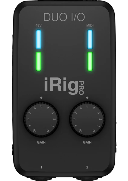 Ik Multimedia Irig Pro Duo I/o 2-Giriş/2-Çkış Mobil Ses Kartı (Iphone/ipad/mac/pc)