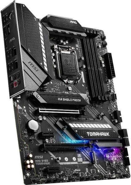 MAG B460 Tomahawk Soket 1200 DDR4 2933 HDMI DP M.2 USB 3.2 RGB ATX Anakart