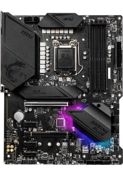MPG Z490 Gaming Plus Soket 1200 DDR4 4800 (OC) PCI-E Gen 4 ,M.2 USB3.2 RGB 1x 2.5G LAN ATX Anakart