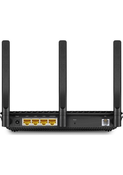 TP-Link Archer VR2100 AC2100 Mbps, 4 Gigabit LAN Portları + 1 USB 3.0 Port, MU-MIMO, Super VDSL, Tether Uygulaması ile Kolay Kurulum, Dual-Band Fiber Destekli Wi-Fi 5 VDSL/ADSL Modem Router