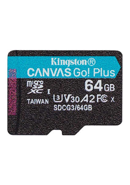 Canvas Go Plus 64GB Class 10 USH-I Hafıza Kartı SDCG3/64GB