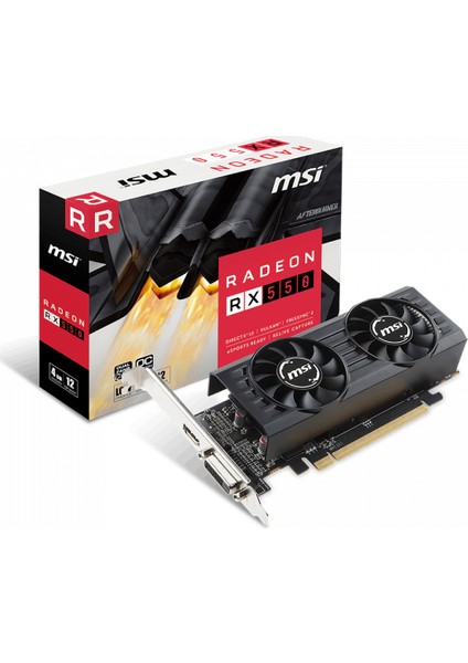 4GT LP Radeon RX 550 OC 4GB GDDR5 128Bit (DX12) PCI-E 3.0 X16 Ekran Kartı (Radeon RX 550 4GT LP OC)