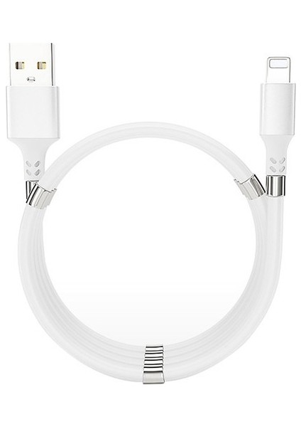 Lightning Mıknatıslı Şarj ve Data Kablosu 1 mt
