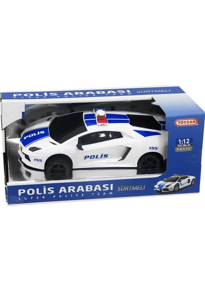 1:12 Sürtmeli Polis Arabası