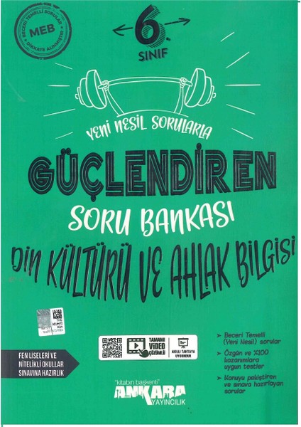 6.Sınıf Din Kültürü Kültürü ve Ahlak Bilgisi Güçlendiren Soru Bankası