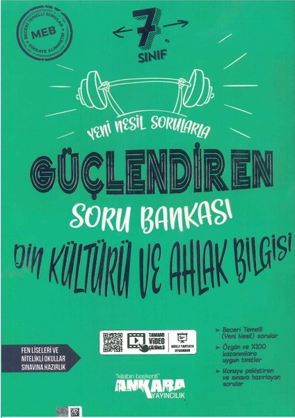 7.Sınıf Din Kültürü Kültürü ve Ahlak Bilgisi Güçlendiren Soru Bankası