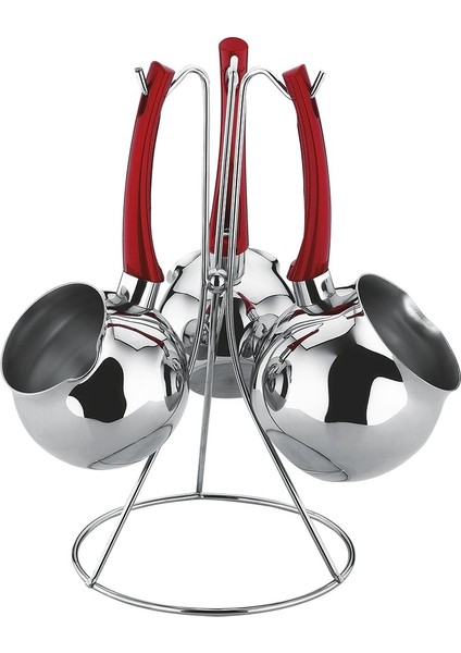 Hürrem 3'lü Standlı Cezve Takımı