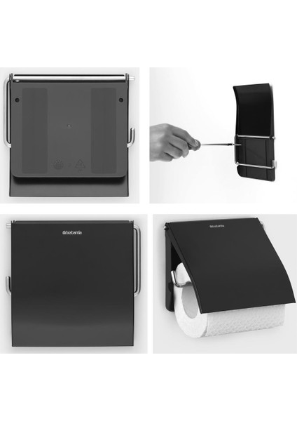Tuvalet Kağıtlık Mat Siyah 108600 modelleri