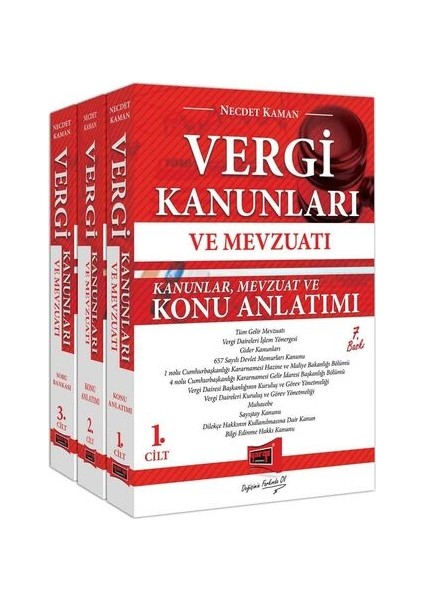 Vergi Kanunları Ve Mevzuatı Konu Anlatımı Ve Soru Bankası 3 Kitap 7. Baskı