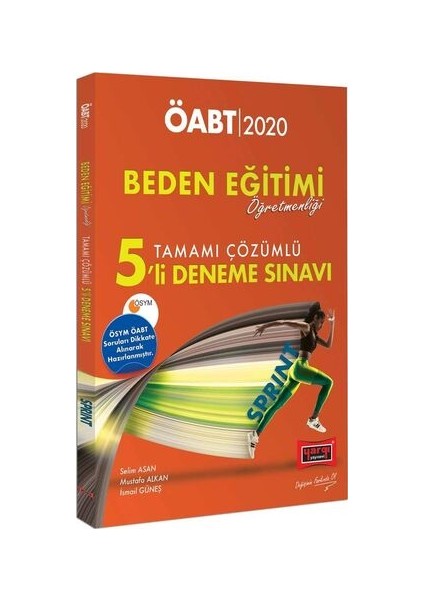 2020 ÖABT Sprint Beden Eğitimi Öğretmenliği Tamamı Çözümlü 5’Li Deneme Sınavı