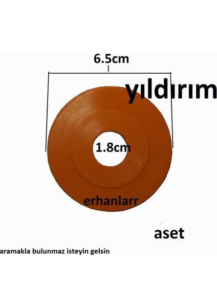 Gold 2 Adet Rezervuar İç Takım Contası Conta Klozet İç Takım Conta