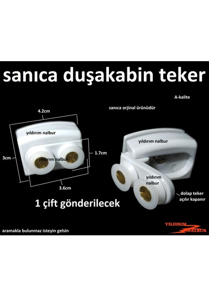 Duşakabin Tekerlek 1Çift Duşakabin Rulman Teker Sanika Dolap Teker fiyatları