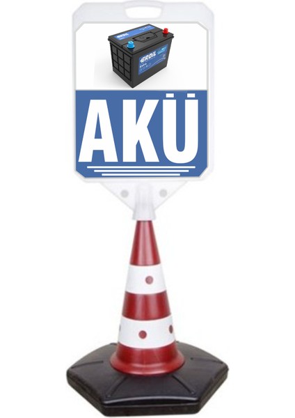 Akü Temalı Uyarı ve Yönlendirme Dubası 1 Adet