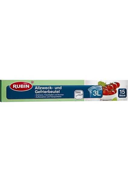 Rubın Cok Amaclı Poset 3 lt 15'li Kitlenebilir
