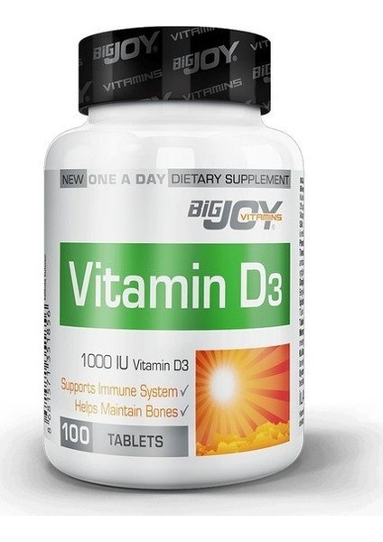 Vitamins D3 1000IU 100 Tablet