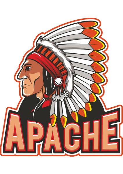 Apache Sticker 30 x 26 cm
