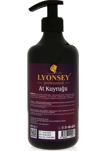 At Kuyruğu Geç Uzayan Saçlar İçin Şampuan 400 ml