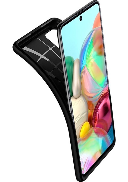 Samsung Galaxy A71 Kılıf Core Armor Matte Black - ACS01227 fiyatları