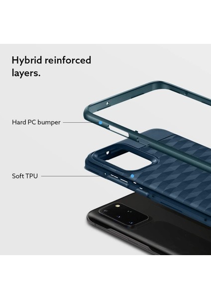 Caseology by Spigen Samsung Galaxy S20 Plus Kılıf Parallax Aqua Green - ACS00782 fırsatları