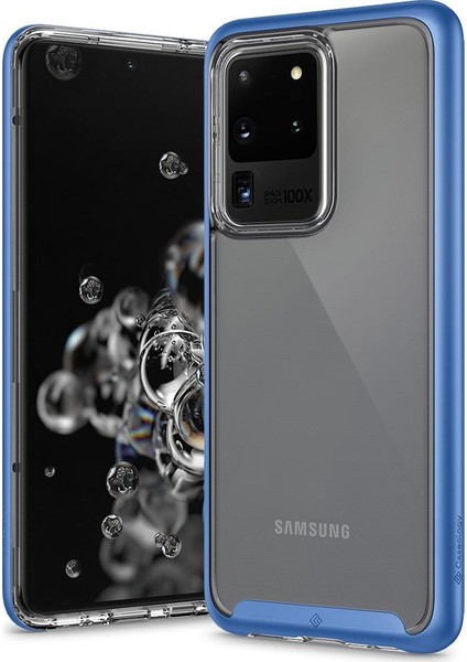 Caseology by Spigen Samsung Galaxy S20 Ultra Kılıf Skyfall Flex Ocean Blue - ACS00735