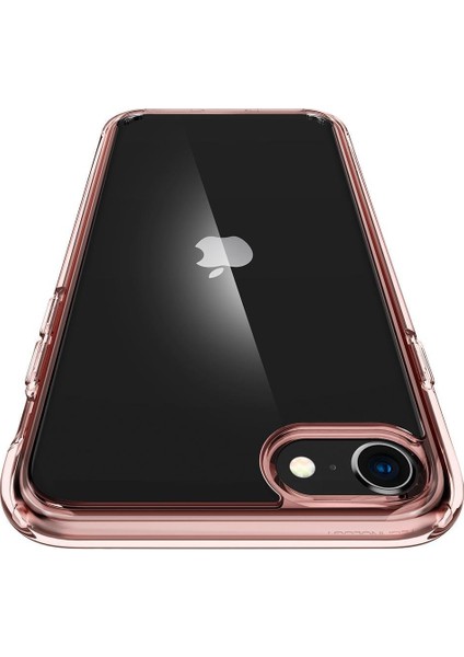 iPhone SE (2020) 8/7 Uyumlu Kılıf Ultra Hybrid Rose Crystal