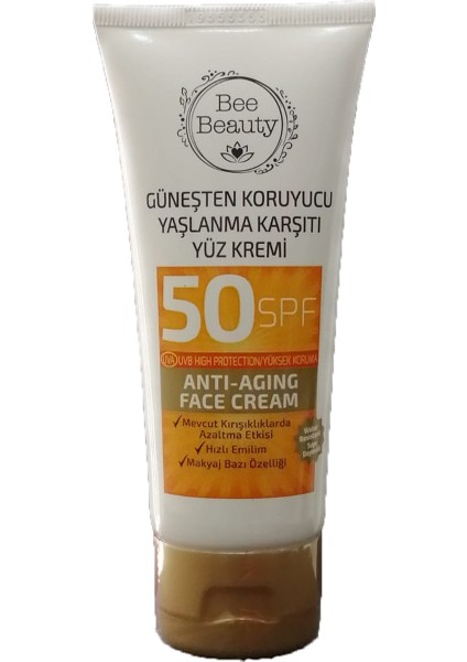 Koruyucu Yüz Kremi 50 Spf 50 ml