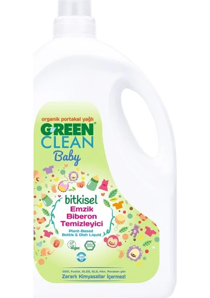 U Green Clean Baby Bitkisel Emzik Biberon Temizleyici 2750 ml